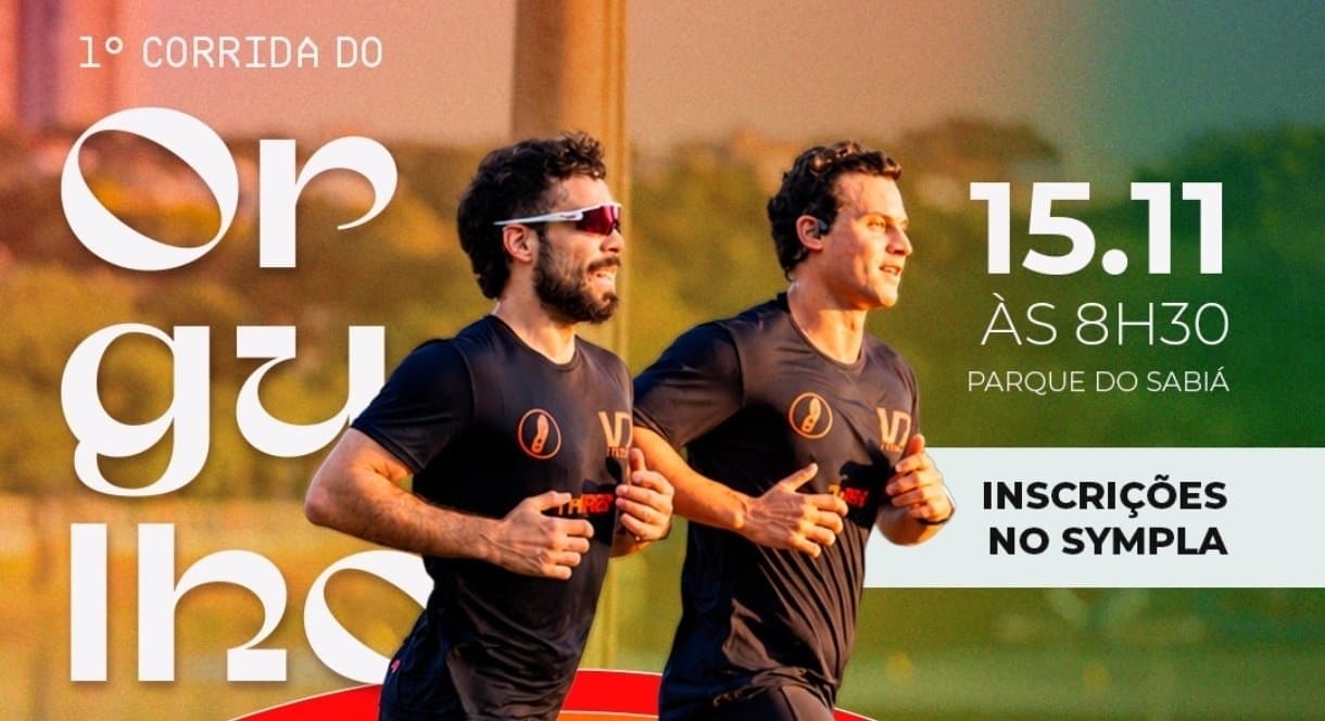 Imagem de divulgação: 1ª Corrida do Orgulho - Parada Lgbt+ de Udia Mg
