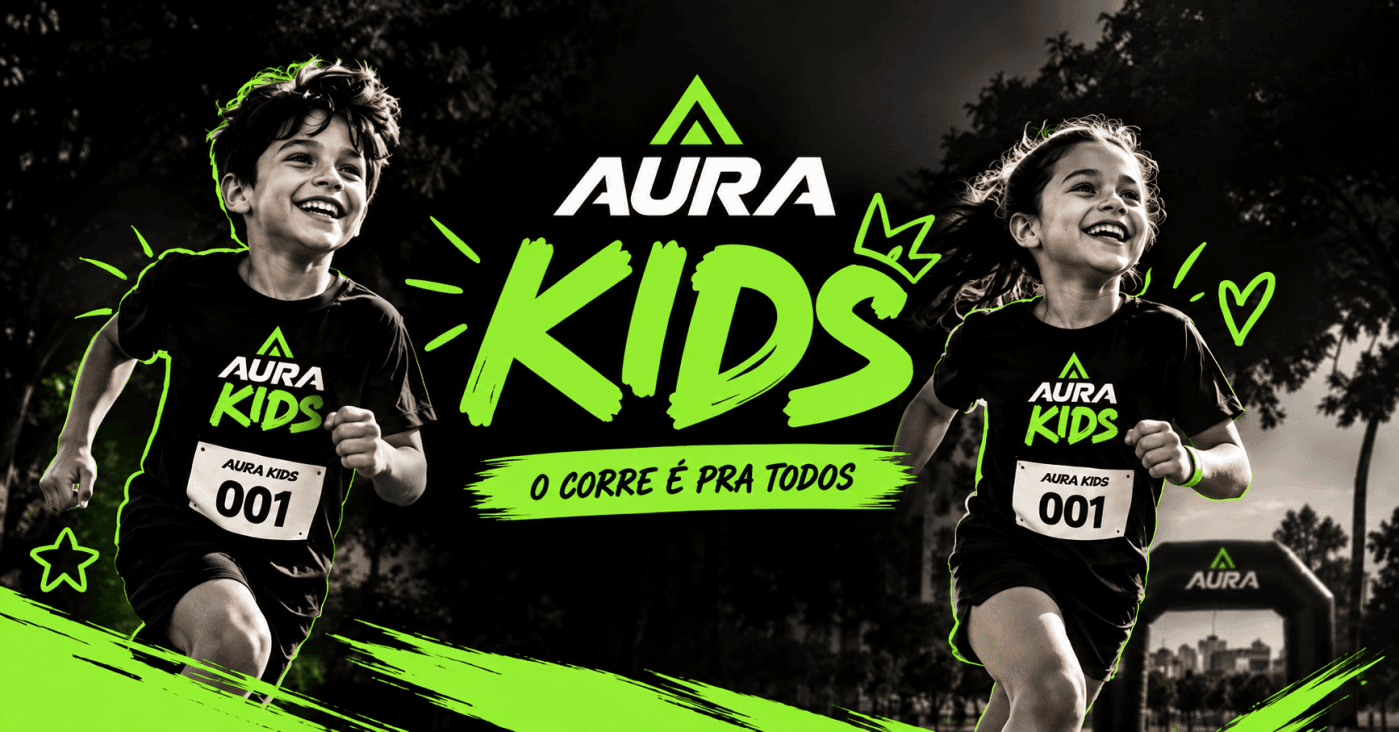 Imagem de divulgação: 1° Corrida Oficial Aura Kids