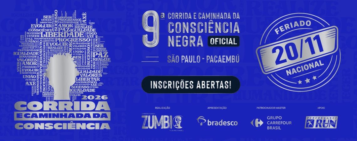 Imagem de divulgação: 9ª Corrida e Caminhada da Consciência - 2026
