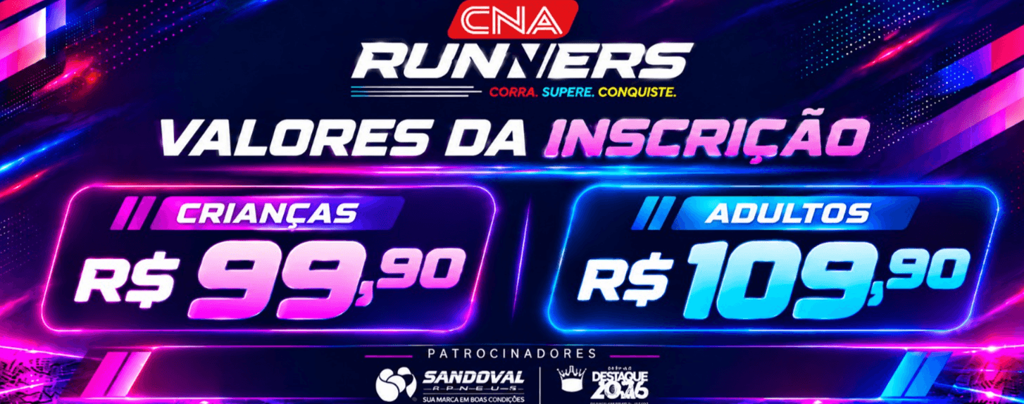 Imagem de divulgação: Cna Runners - Etapa Dani