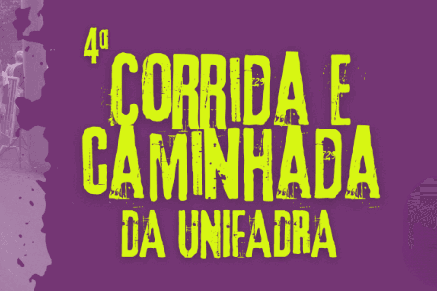 Imagem de divulgação: 4ª Corrida e Caminhada Unifadra