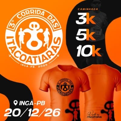 Imagem de divulgação: 3ª Corrida das Itacoatiaras