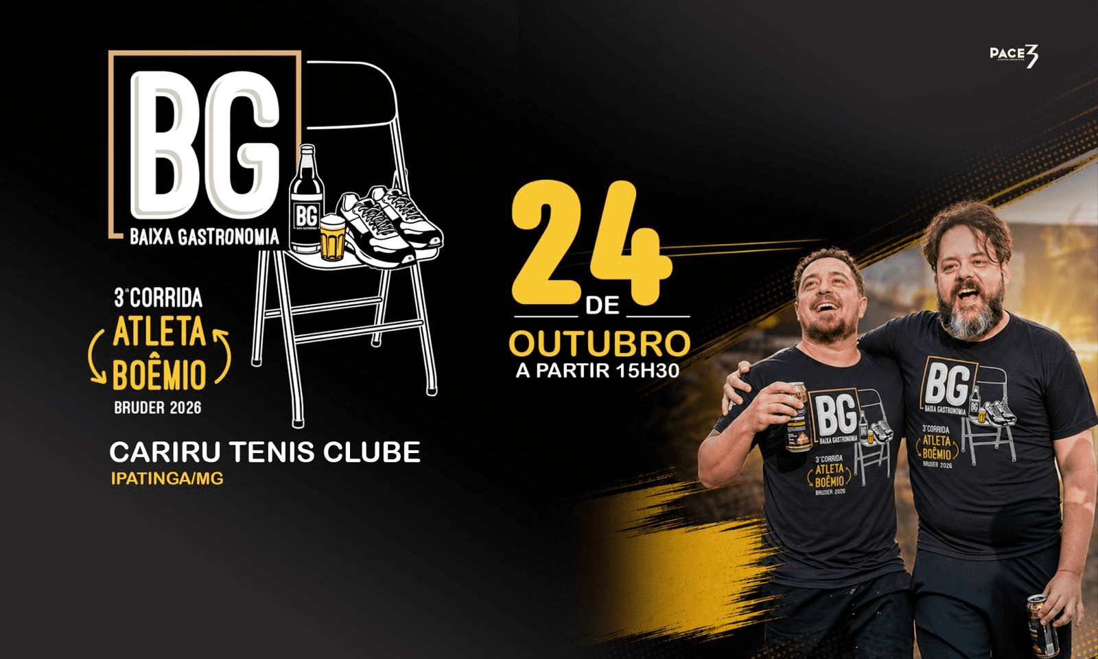 Imagem de divulgação: Corrida Bg Sai na Frente 2026