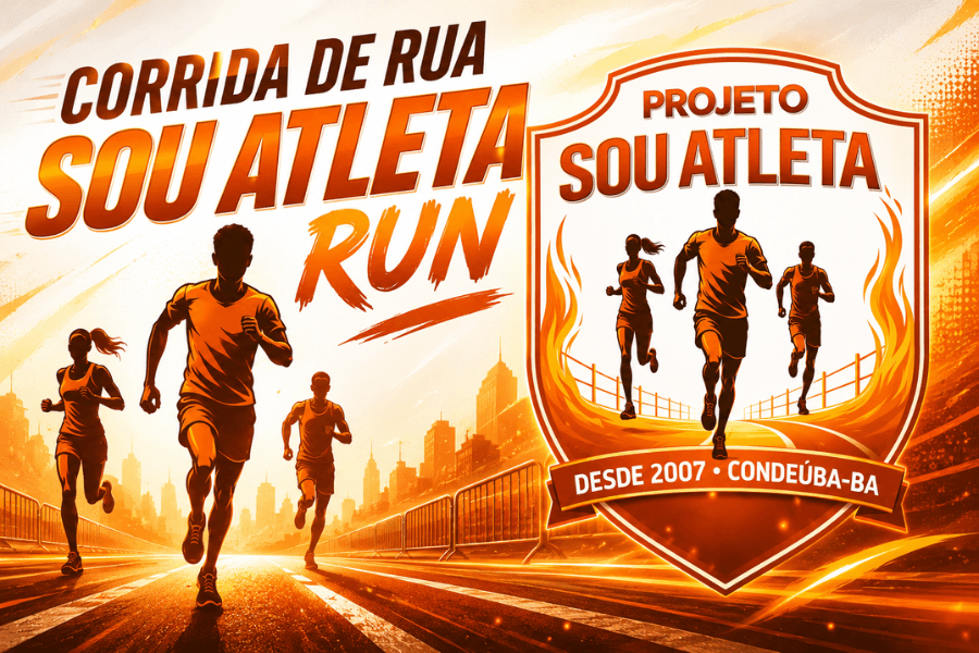 Imagem de divulgação: Corrida de Rua Sou Atleta Run - Condeuba - Ba