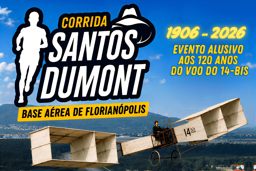 Imagem de divulgação: Corrida Santos Dumont