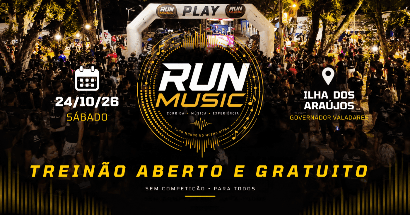 Imagem de divulgação: Run Music GV - Treinão Aberto