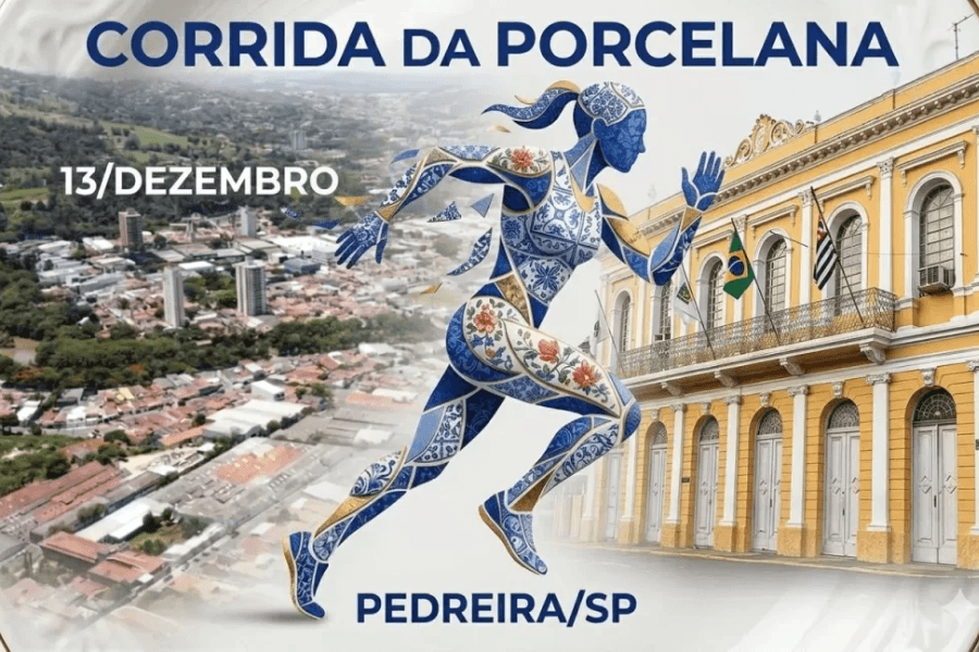 Imagem de divulgação: Corrida da Porcelana em Pedreira 2026