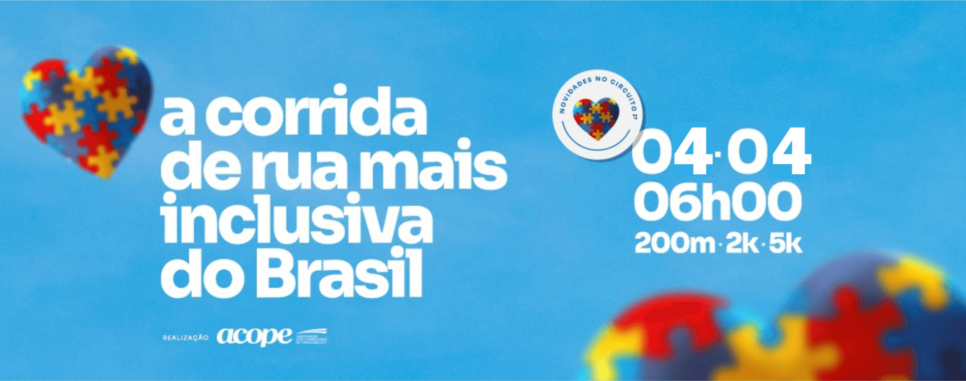 Imagem de divulgação: 8º Autismo Run 2027