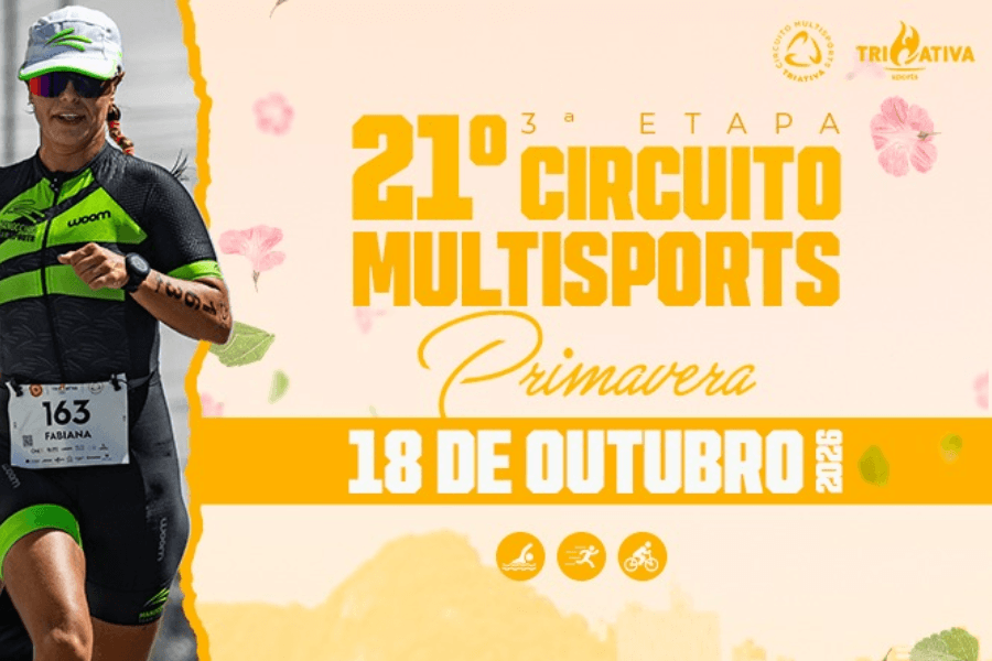 Imagem de divulgação: 21º Circuito de Triathlon - Primavera
