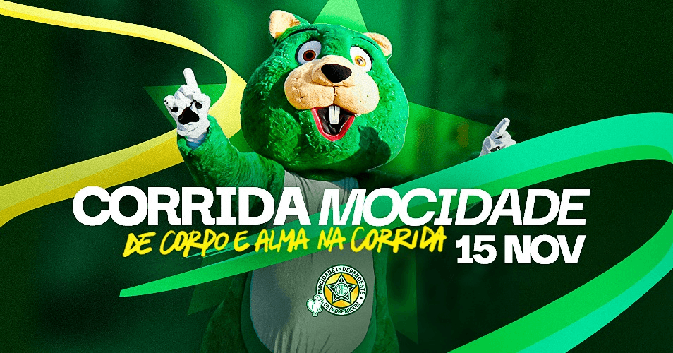 Imagem de divulgação: Corrida da Mocidade 2026