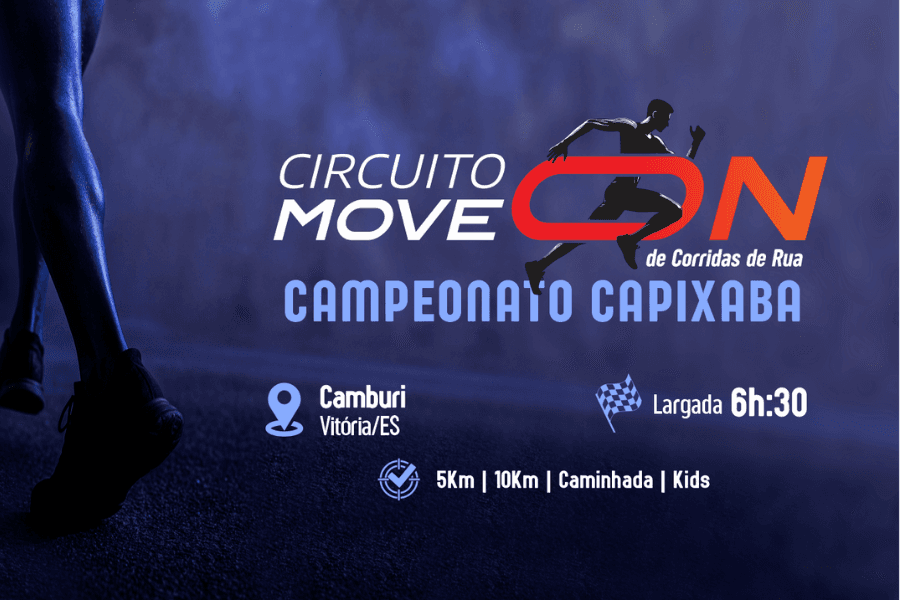 Imagem de divulgação: Circuito de Corridas Move On - Etapa Campeonato Estadual Capixaba