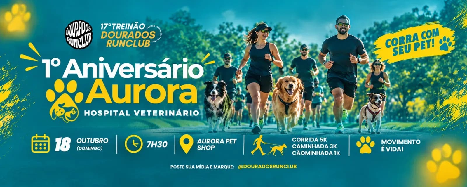 Imagem de divulgação: 17º Treinão Drc - Edição 1º Aniversário Aurora