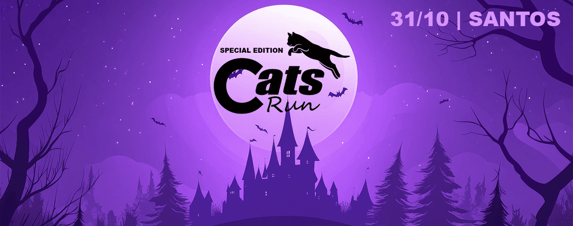 Imagem de divulgação: Cats Run Santos 2026