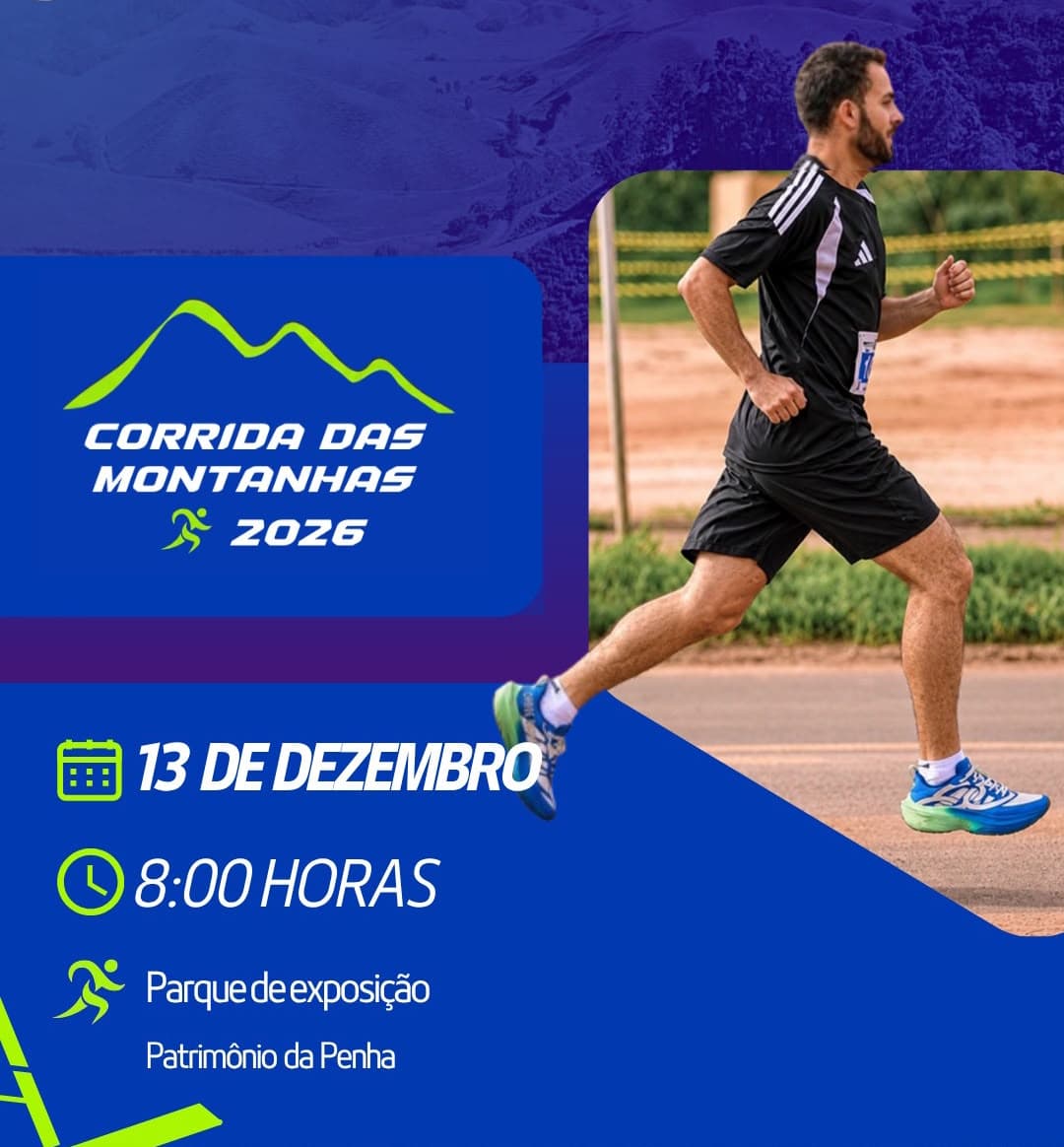 Imagem de divulgação: 2ª Corrida das Montanhas