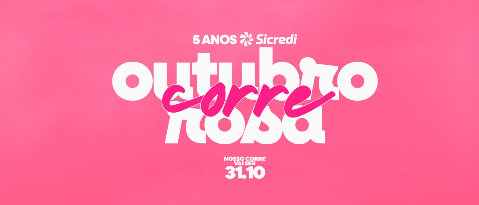 Imagem de divulgação: Corrida Outubro Rosa - 2ª Edição