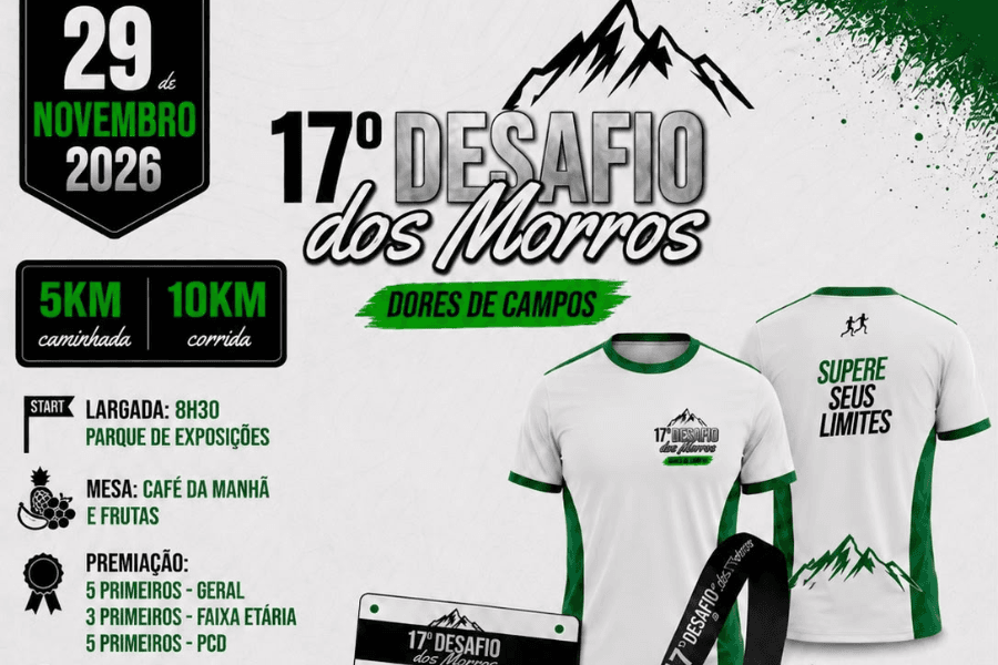 Imagem de divulgação: 17º Desafio dos Morros