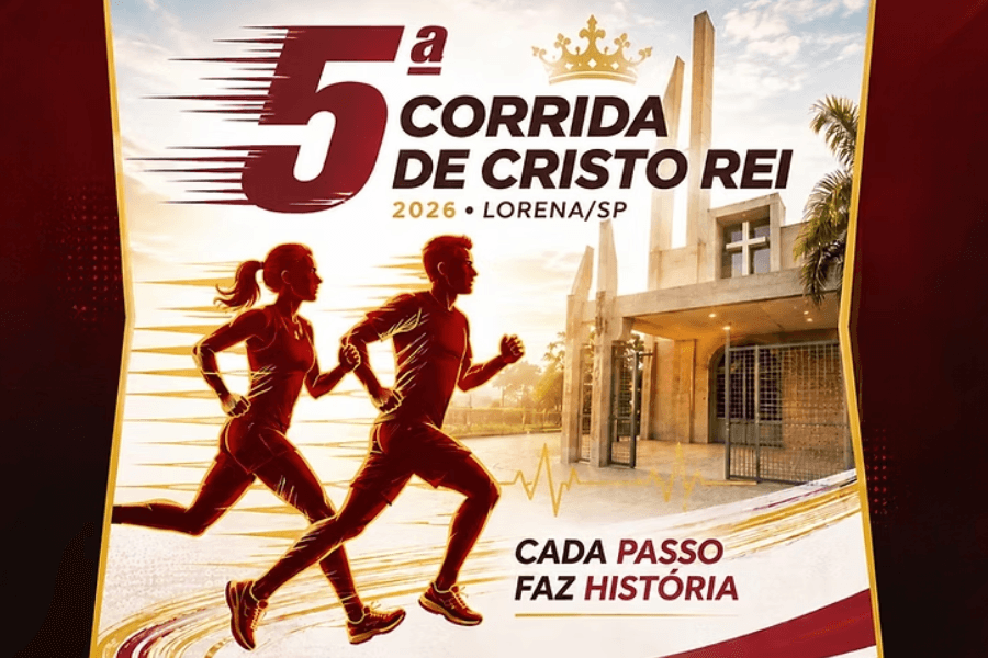 Imagem de divulgação: 5ª Corrida de Rua e Caminhada de Cristo Rei