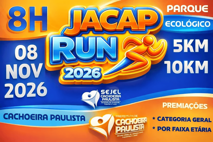 Imagem de divulgação: Jacap Run 2026