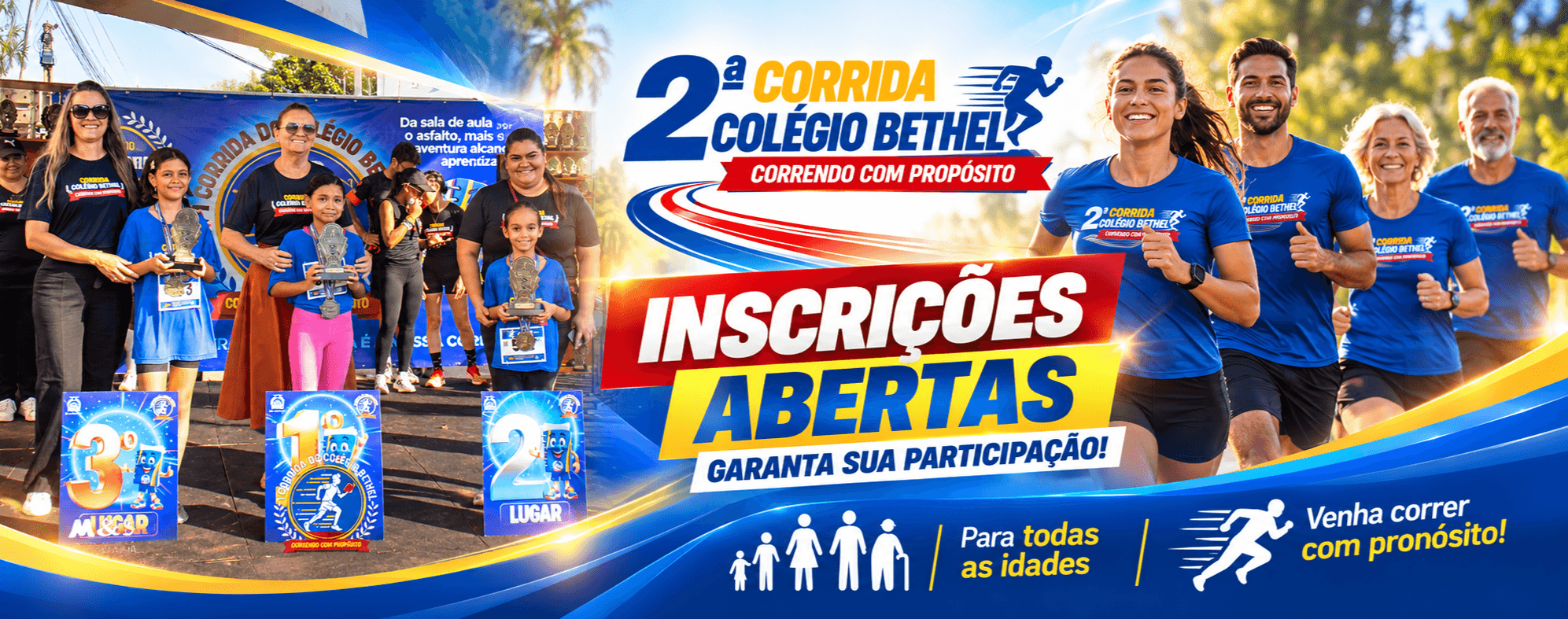 Imagem de divulgação: 2ª Corrida Colégio Bethel - Correndo Com Propósito - 2026