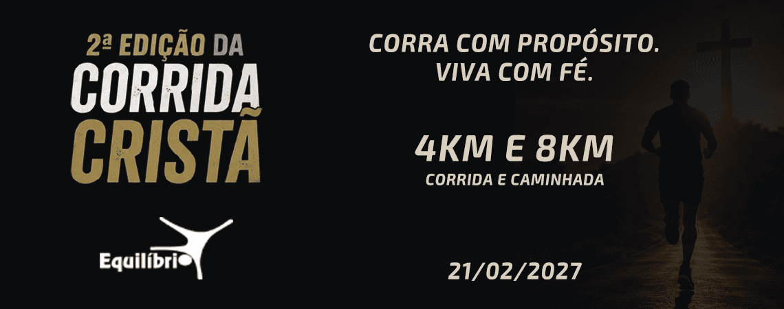 Imagem de divulgação: 2° Edição da Corrida Cristã
