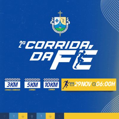 Imagem de divulgação: 2ª Corrida da Fé