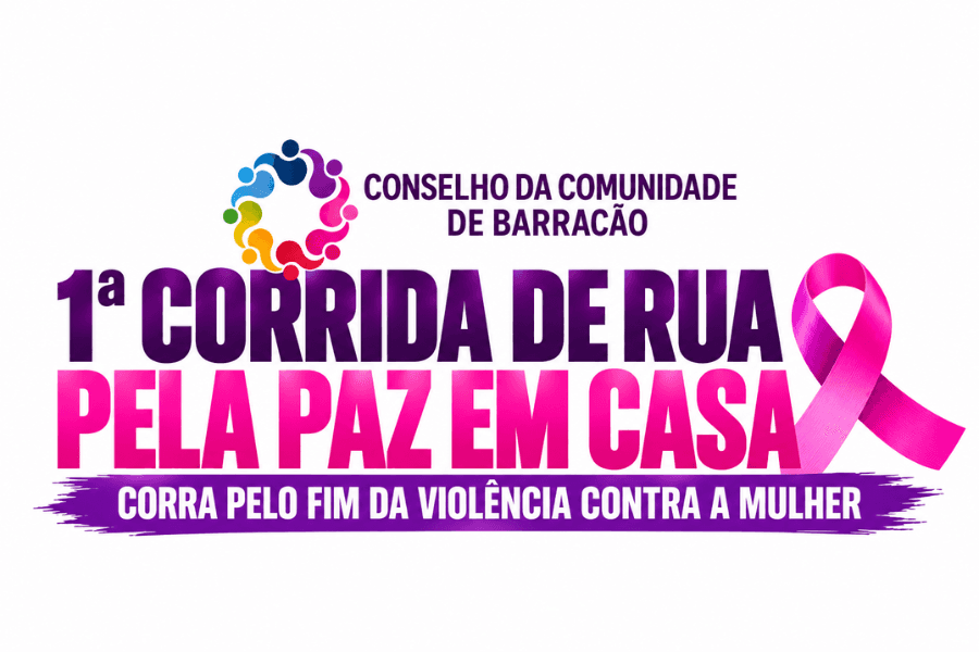 Imagem de divulgação: 1ª Corrida pela Paz em Casa
