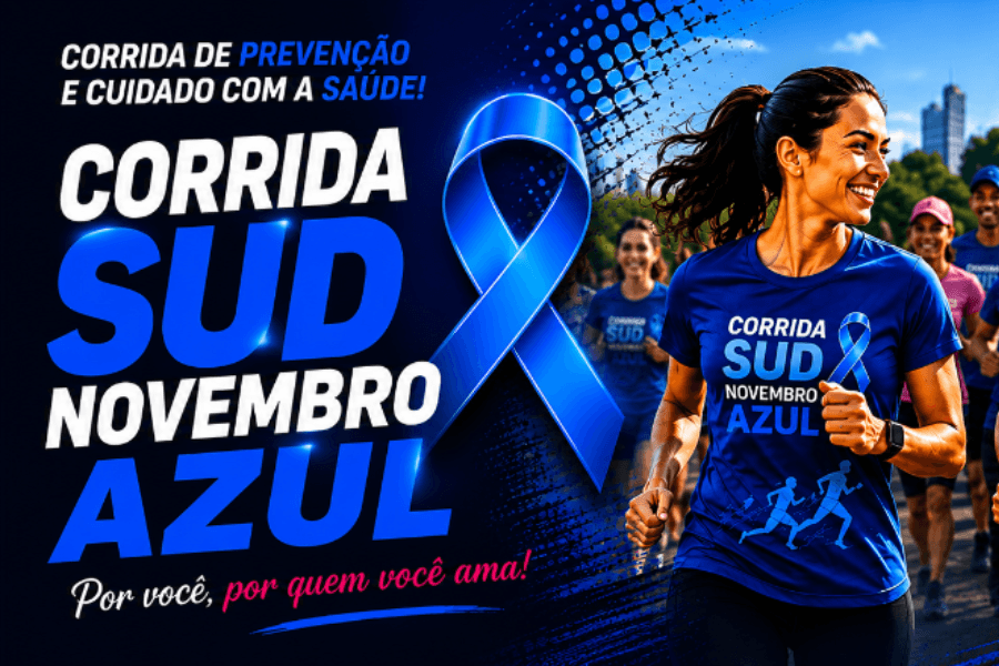 Imagem de divulgação: Corrida Sud Mennucci Novembro Azul
