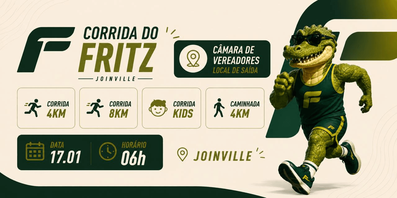 Imagem de divulgação: 1ª Corrida do Fritz