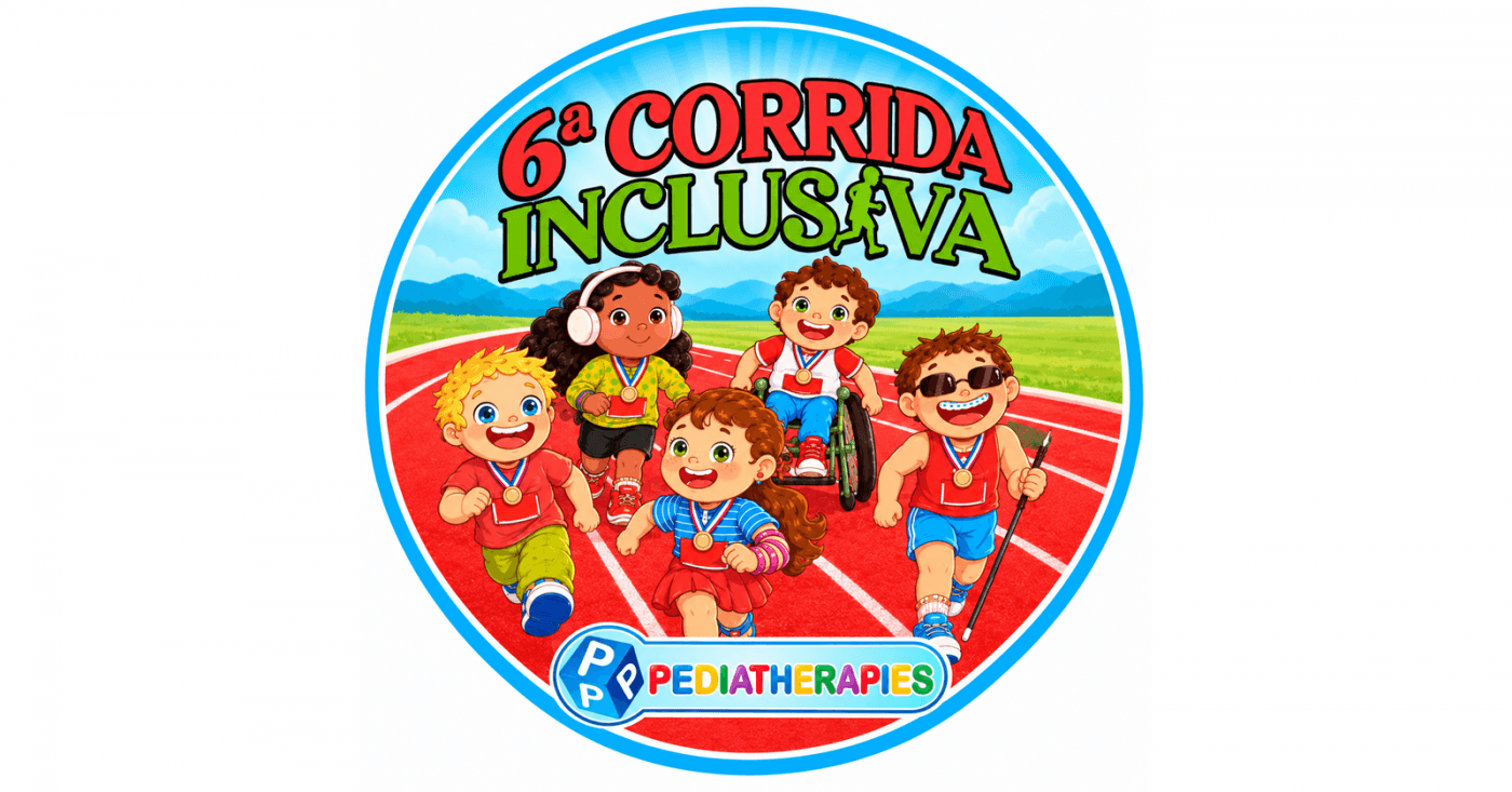Imagem de divulgação: 6 Corrida Inclusiva PEDIATHERAPIES