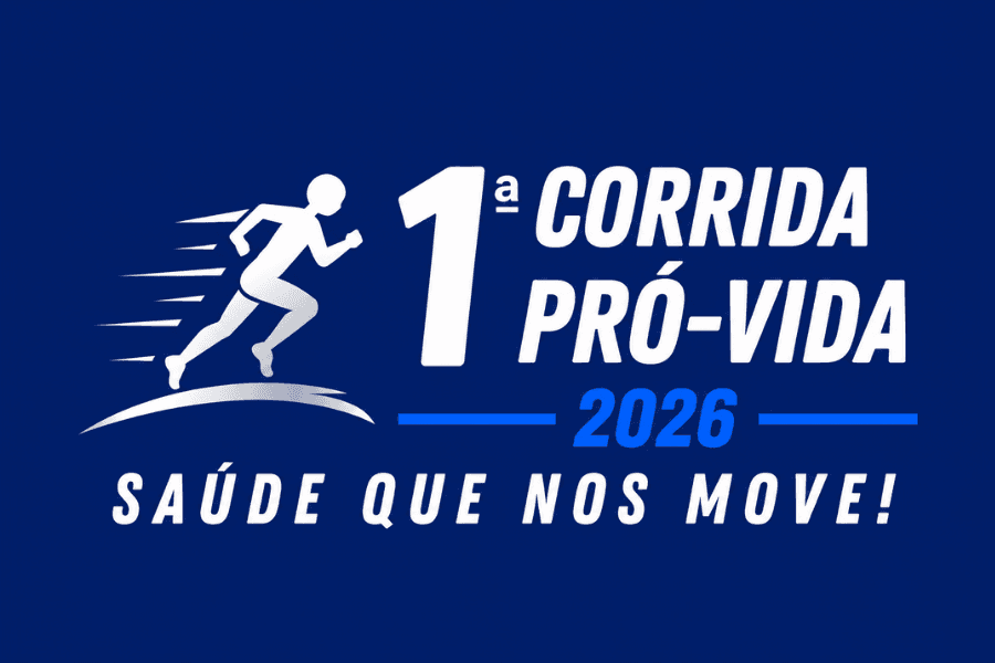 Imagem de divulgação: 1ª Corrida Pró-vida 2026