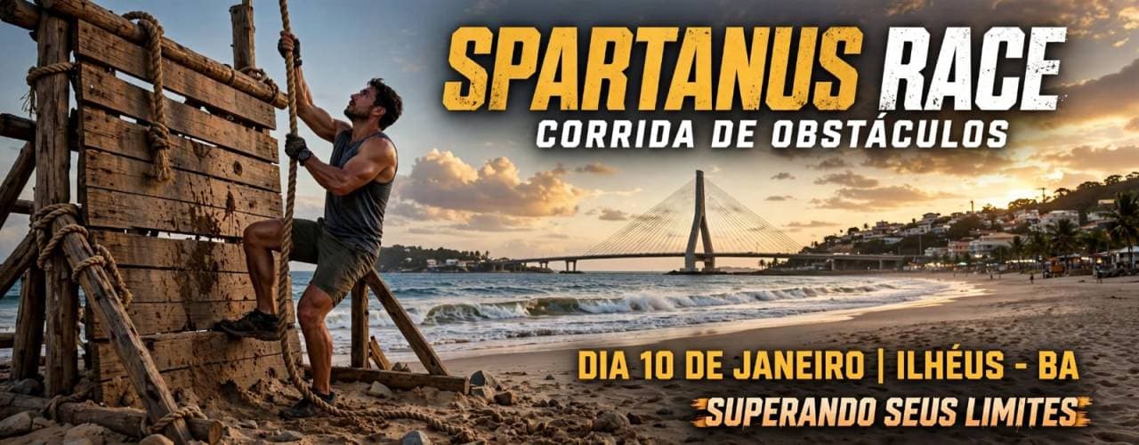 Imagem de divulgação: Spartanus Race - Corrida de Obstáculos